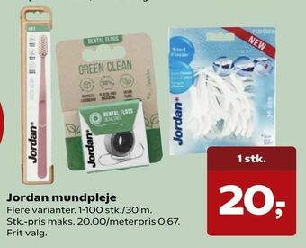 SuperBrugsen Jordan mundpleje tilbud