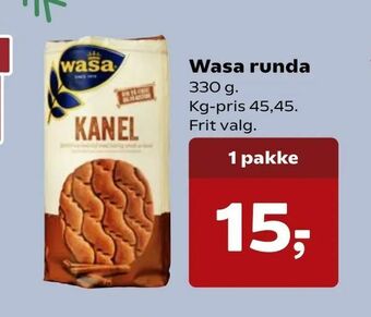 SuperBrugsen Wasa runda tilbud