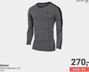 Sportmaster Master Wool Undertrøje tilbud