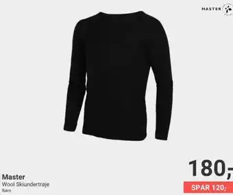 Sportmaster Master Wool Skiundertrøje tilbud