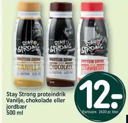 REMA 1000 Stay Strong proteindrik tilbud