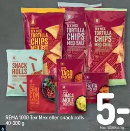 REMA 1000 Tex Mex eller snack rolls