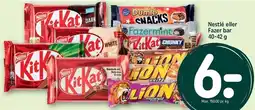 REMA 1000 Nestlé eller Fazer bar tilbud