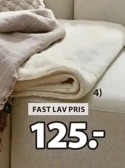 JYSK KALKLOK PLAID tilbud