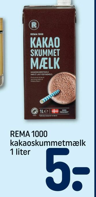 REMA 1000 REMA 1000 kakaoskummetmælk tilbud