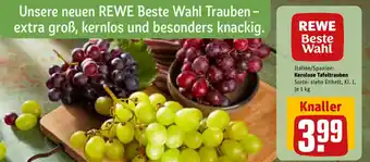 REWE Kernlose Tafeltrauben tilbud