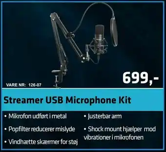 LabTech Data Streamer USB Microphone Kit tilbud