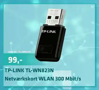 LabTech Data Tp-link tl-wn823n Netværkskort WLAN 300 Mbit/s tilbud