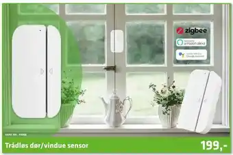 Trådløs dør/vindue sensor