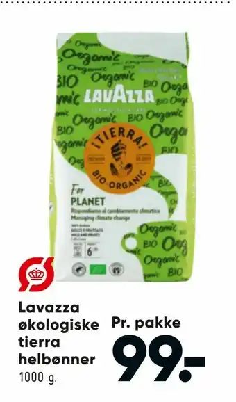 Bilka Lavazza økologiske tierra helbønner tilbud