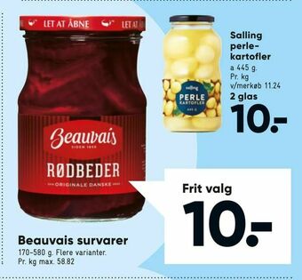 Bilka Beauvais survarer tilbud