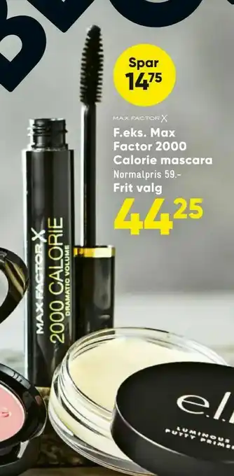 Bilka Max Factor 2000 Calorie mascara tilbud
