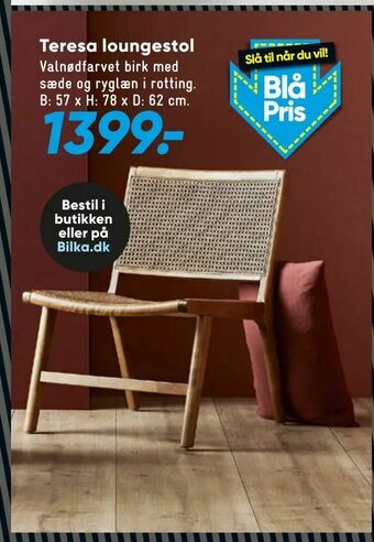 Bilka Teresa loungestol tilbud