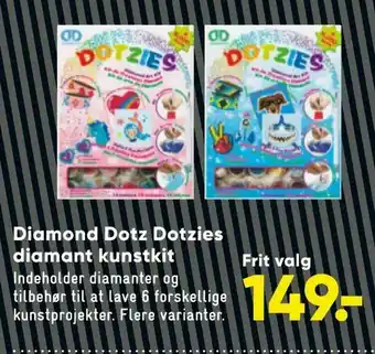 Bilka Diamond Dotz Dotzies diamant kunstkit tilbud