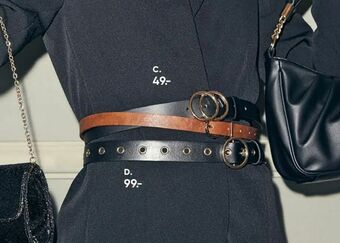 Bilka Bælte - sort tilbud