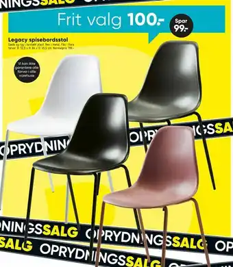 Legacy spisebordsstol