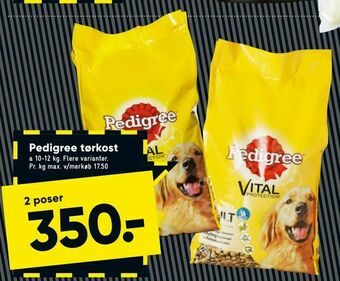 Bilka Pedigree tørkost tilbud