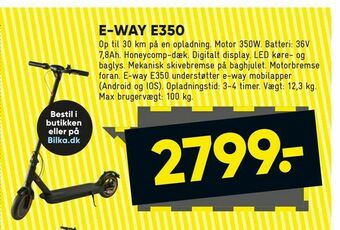Bilka E-way e350 tilbud