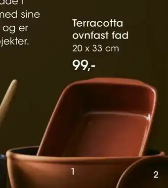 Bilka Terracotta ovnfast fad tilbud