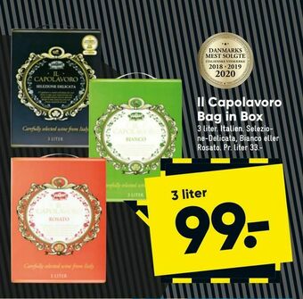 Bilka Il Capolavoro Bag in Box tilbud
