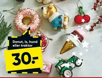 Bilka Donut, is, hund eller traktor tilbud