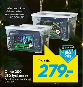 Bilka Qline 200 LED lyskæder tilbud