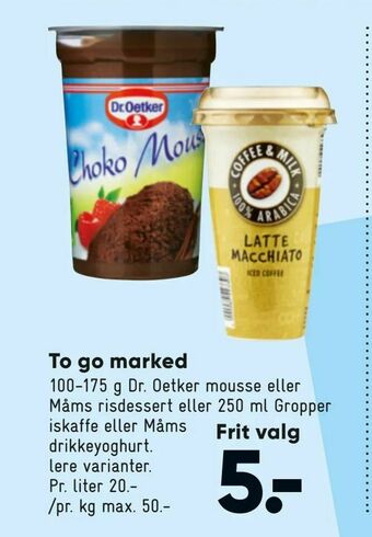 Bilka To go marked tilbud