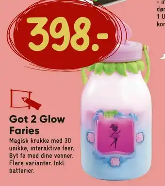Bilka Got 2 Glow Faries tilbud