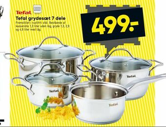 Bilka Tefal grydesæt 7 dele tilbud