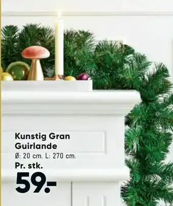 Bilka Kunstig Gran Guirlande tilbud