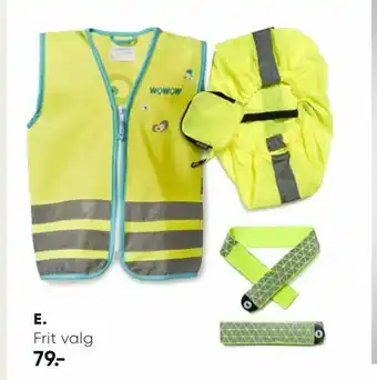 Bilka WOWOW Refleksvest, bånd eller rygæk cover tilbud