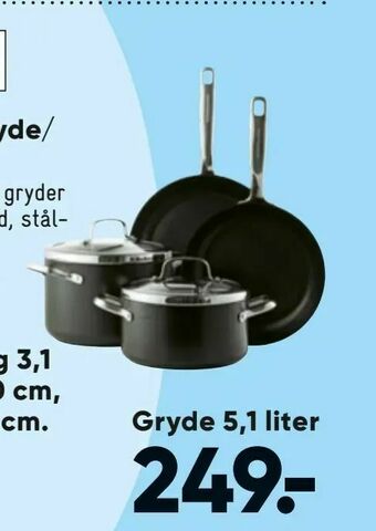 Bilka Gryde 5,1 liter tilbud