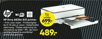 Bilka HP Envy 6030e AiO printer tilbud