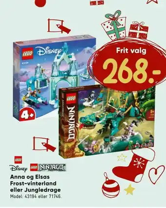 Bilka Anna og Elsas Frost-vinterland eller Jungledrage tilbud