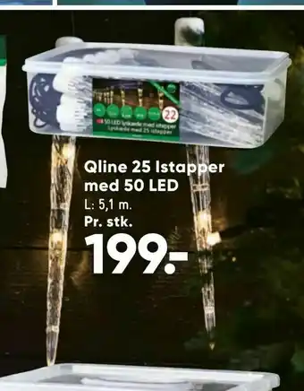 Bilka Qline 25 Istapper med 50 LED tilbud
