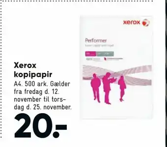Bilka Xerox kopipapir tilbud