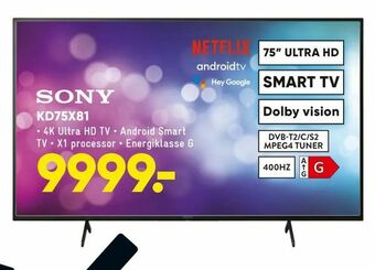 Bilka Sony Kd75x81 tilbud