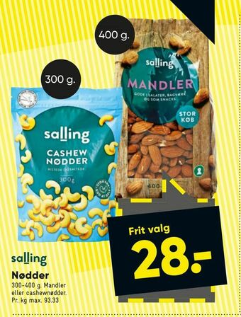 Bilka Nødder tilbud