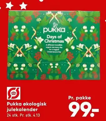 Bilka Pukka økologisk julekalender tilbud