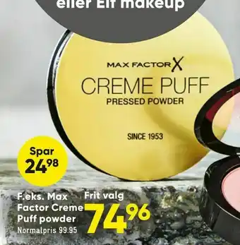 Bilka Max Factor Creme Puff powder tilbud
