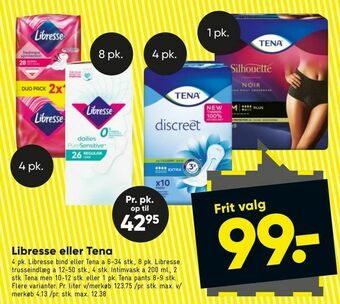 Bilka Libresse eller Tena tilbud