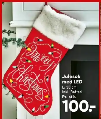 Bilka Julesok med LED tilbud