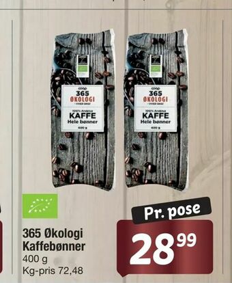 Fakta Tyskland 365 Økologi Kaffebønner tilbud