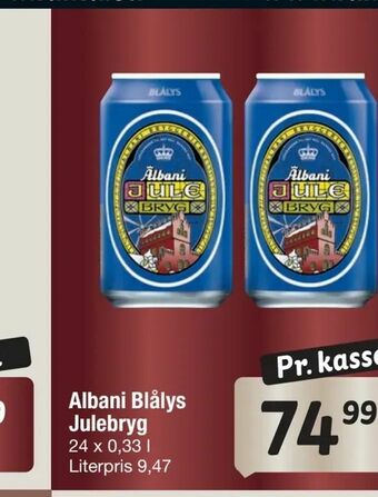 Fakta Tyskland Albani Blålys Julebryg tilbud