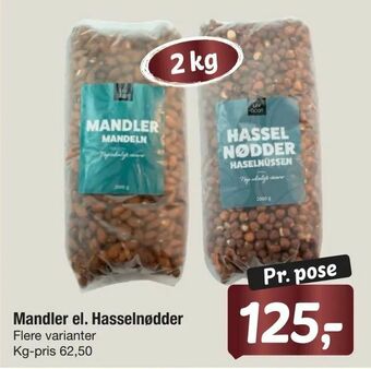 Fakta Tyskland Mandler el. Hasselnødder tilbud