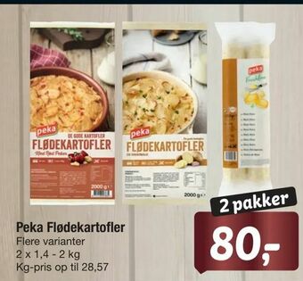 Fakta Tyskland Peka Flødekartofler tilbud