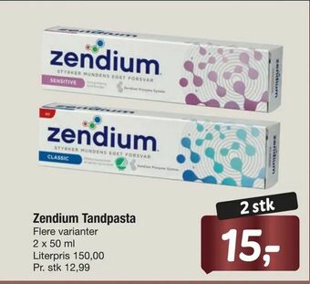 Fakta Tyskland Zendium Tandpasta tilbud