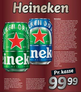 Fakta Tyskland Heineken tilbud