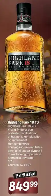 Highland Park 18 YO
