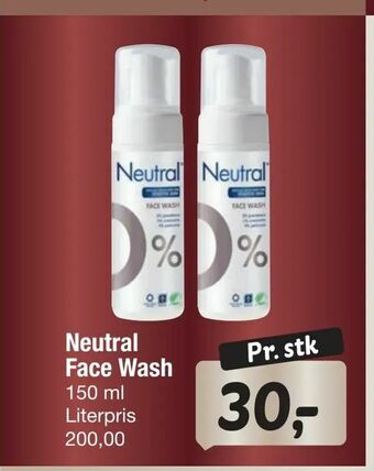 Fakta Tyskland Neutral Face Wash tilbud